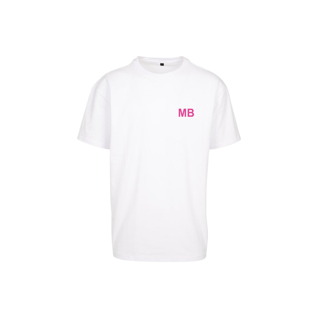 Oversized Butterfly Shirt Weiss