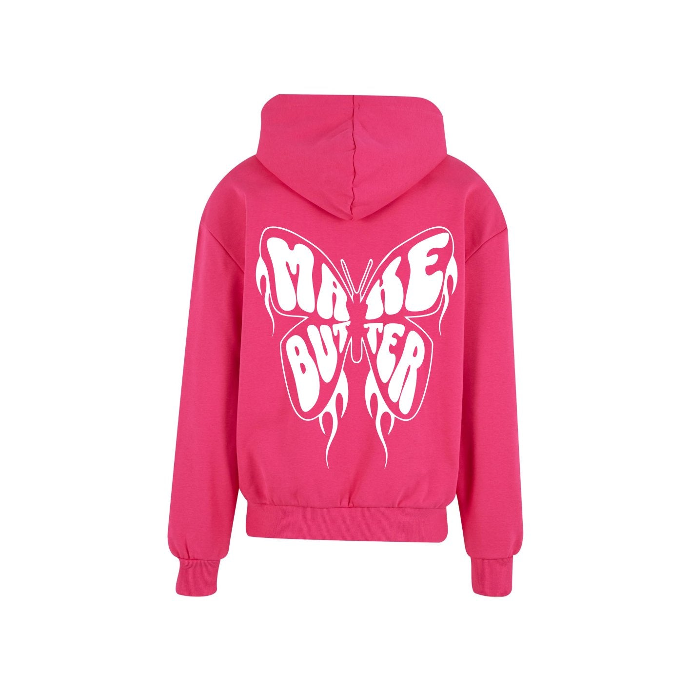 Butterfly Hoody Pink / Weiss