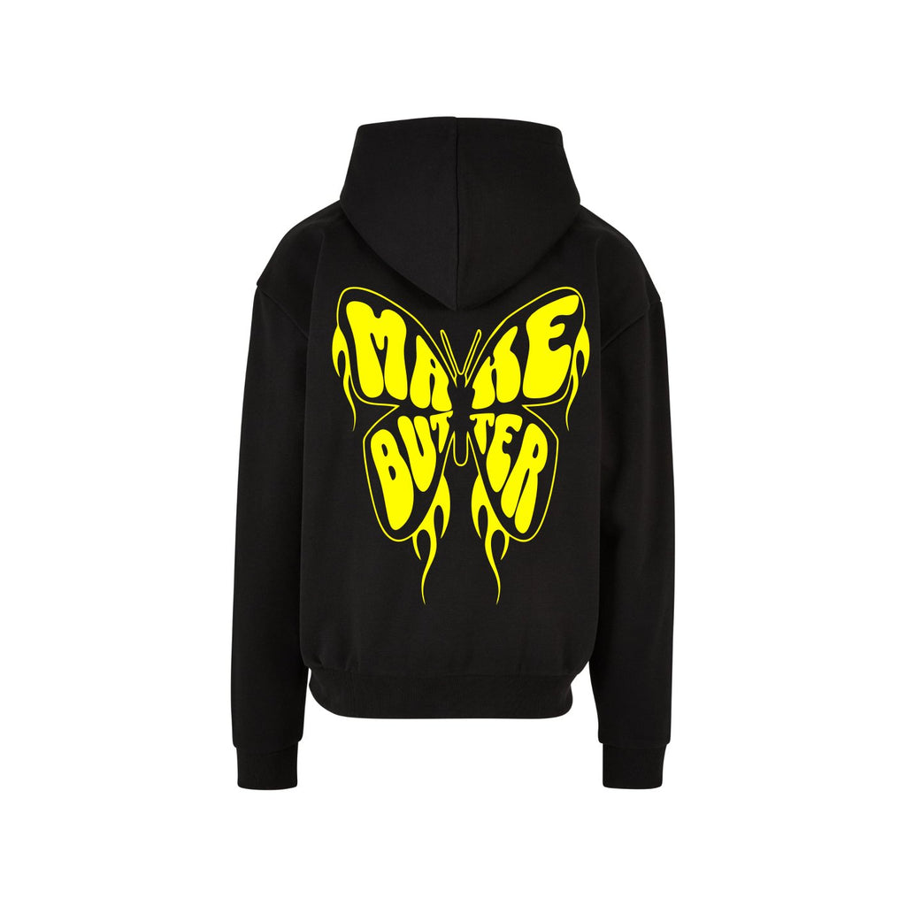 Butterfly Hoody Schwarz/Gelb