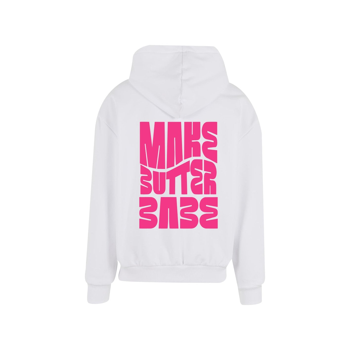 Make Butter Babe Hoody Weiss/Pink