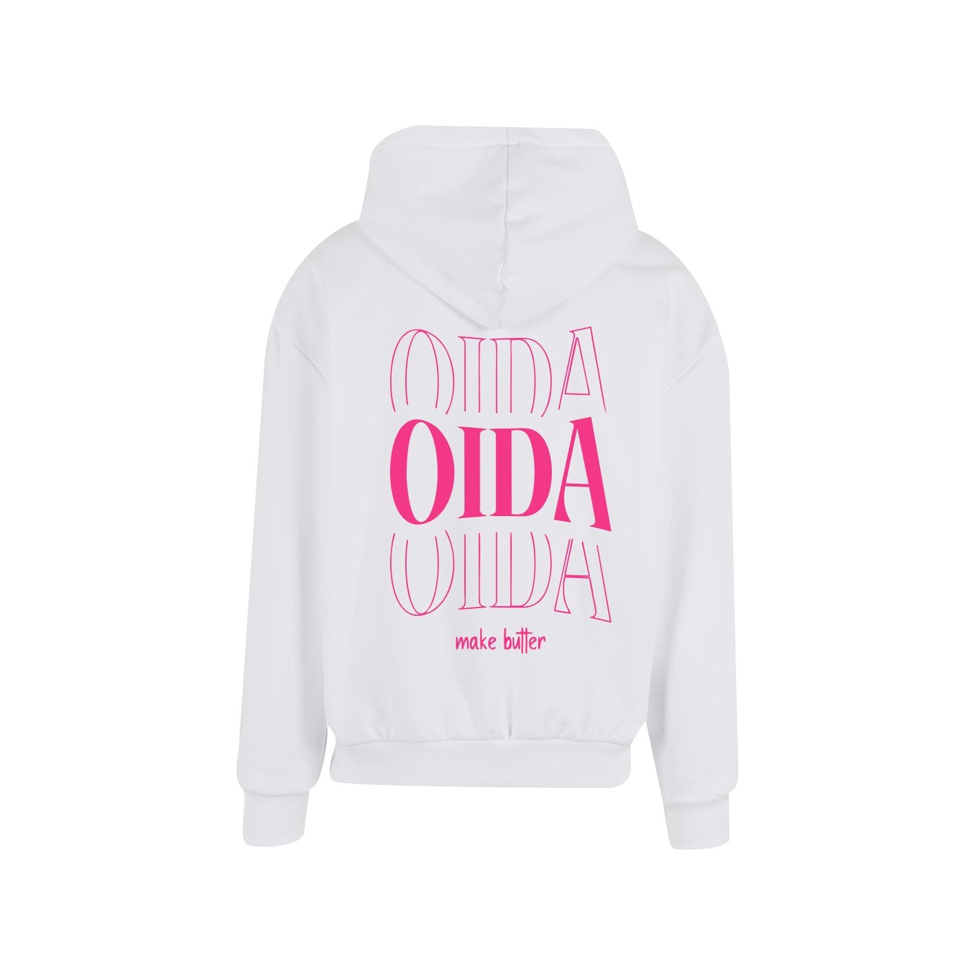 OIDA Hoody Weiss/Pink