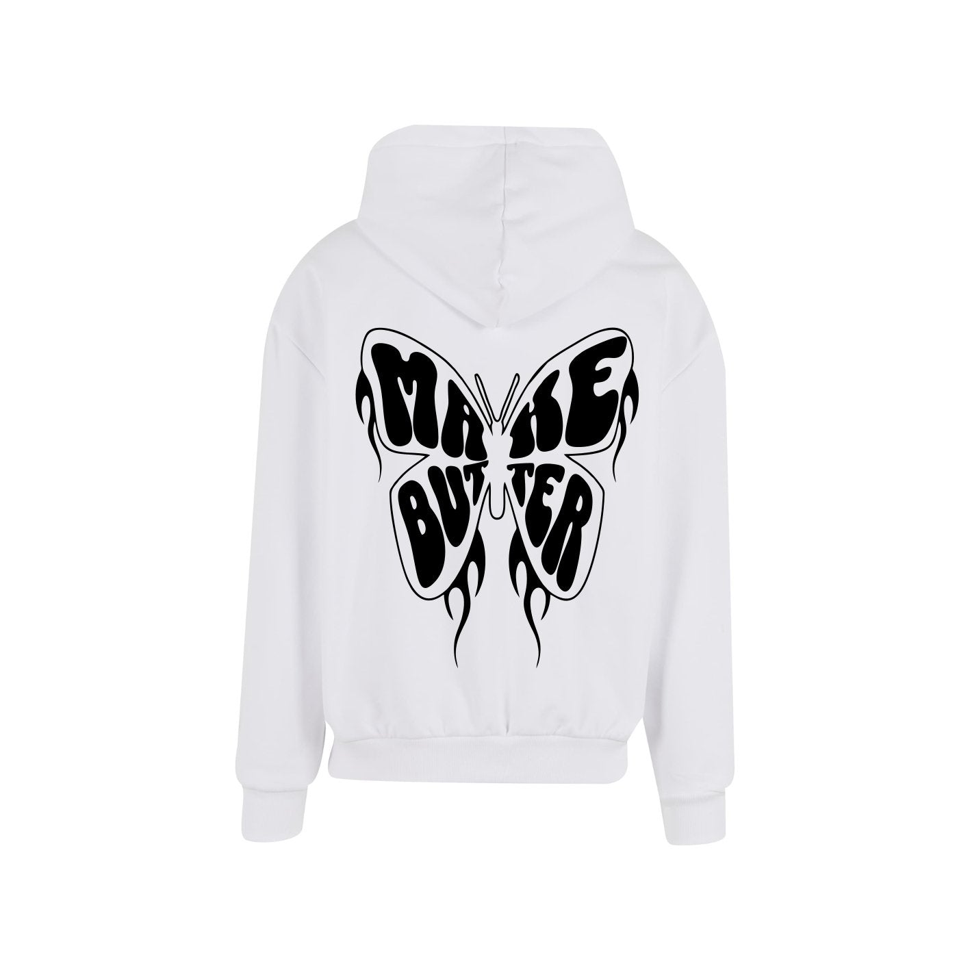 Butterfly Hoody Weiss / Schwarz