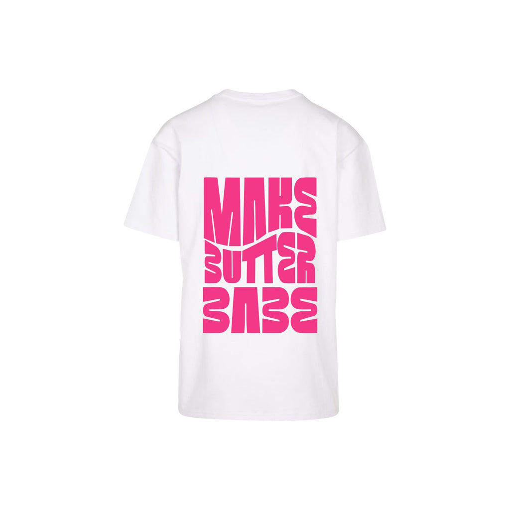 Make Butter Babe Shirt Weiss/Pink
