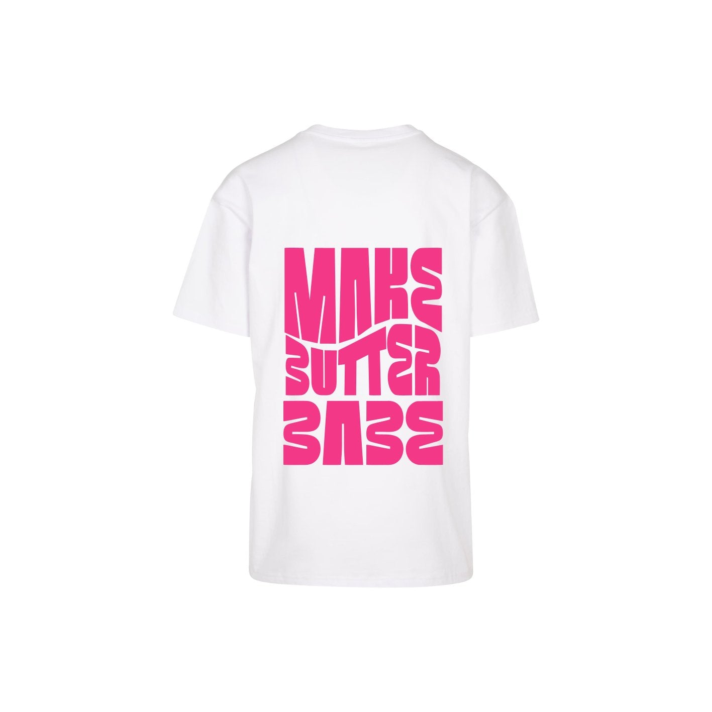 Make Butter Babe Shirt Weiss/Pink