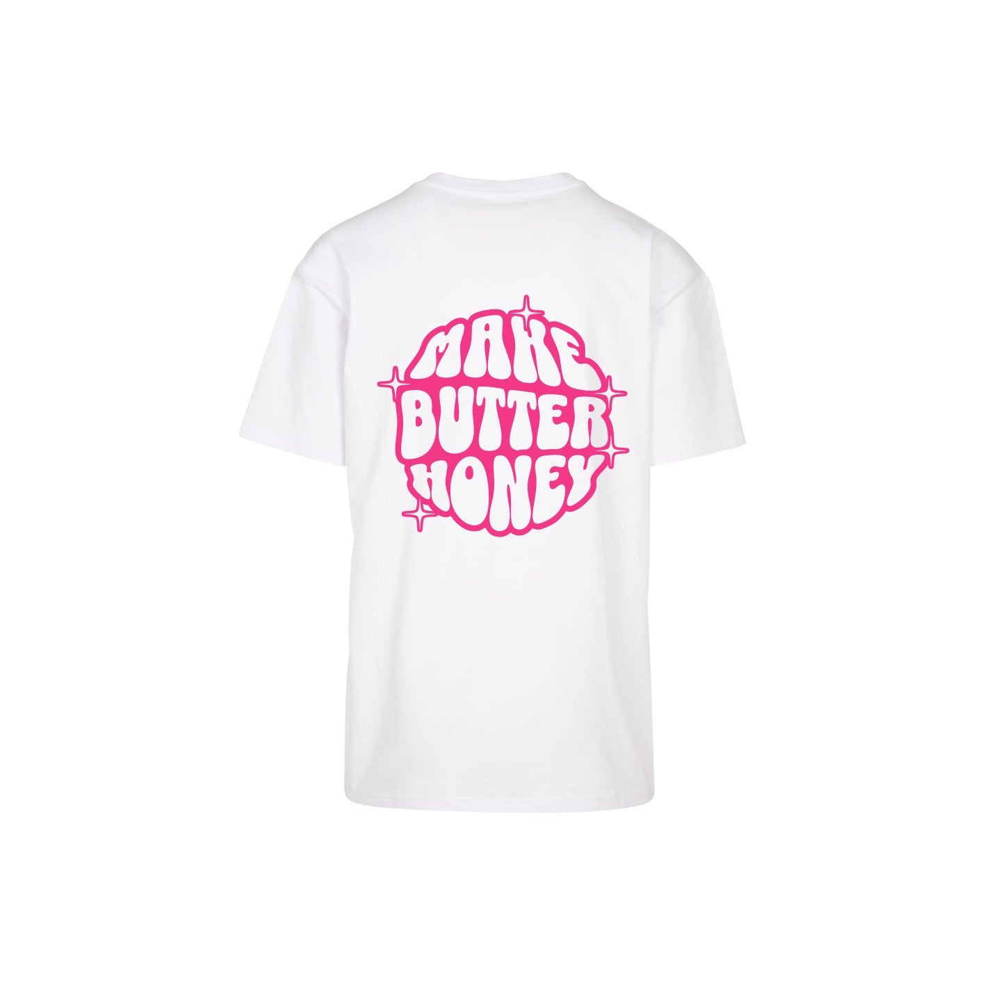 Make Butter Honey Shirt Weiss/Pink
