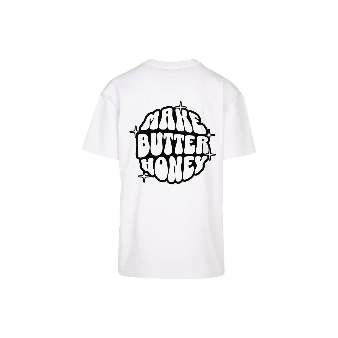 Make Butter Honey Shirt Weiss / Schwarz