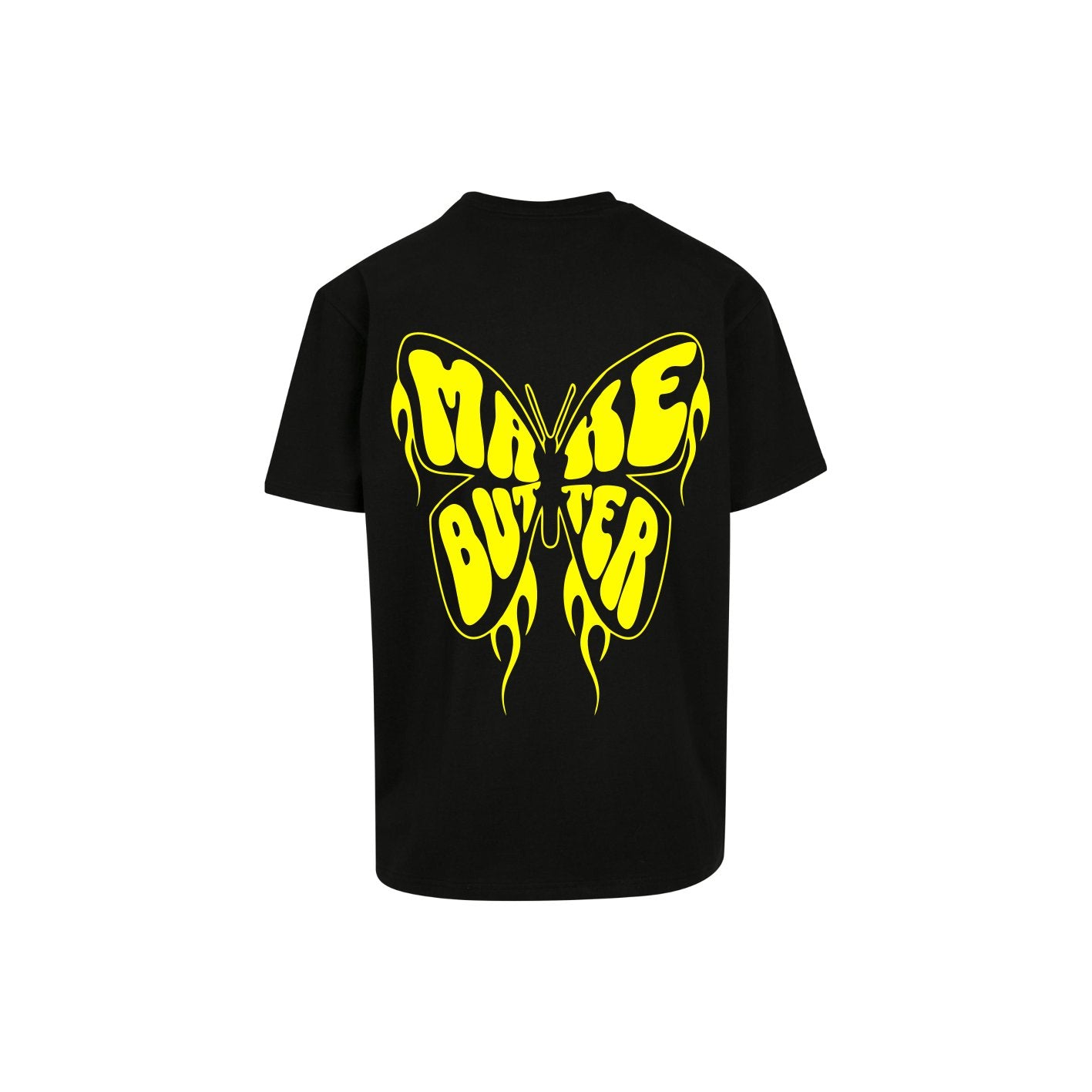 Oversized Butterfly Shirt Schwarz