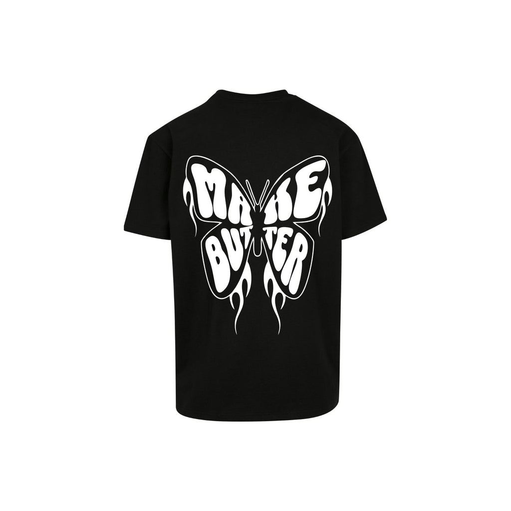 Oversized Butterfly Shirt Schwarz