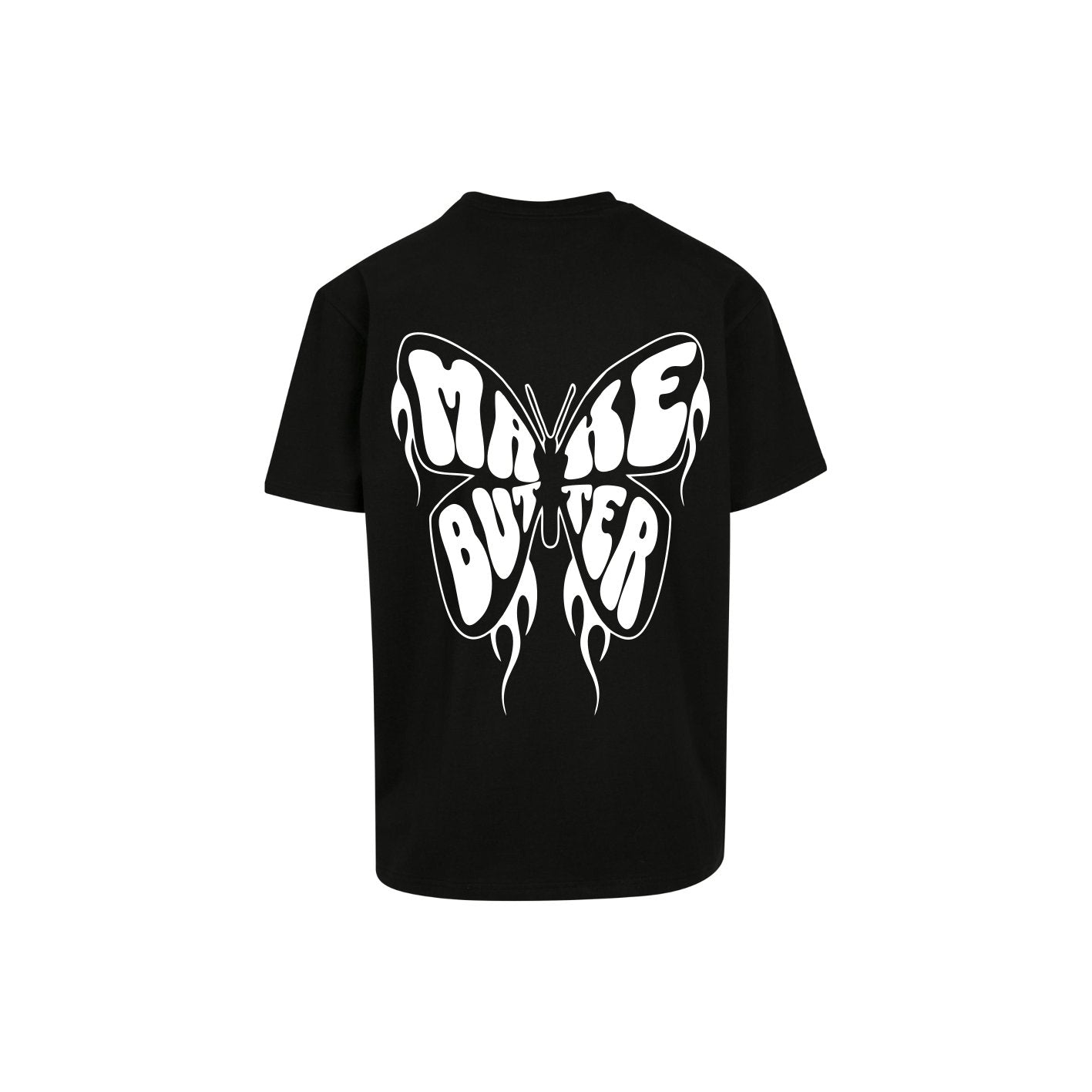 Oversized Butterfly Shirt Schwarz