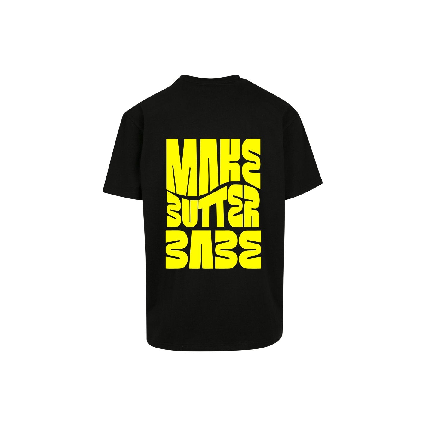 Oversized Make Butter Babe Shirt Schwarz
