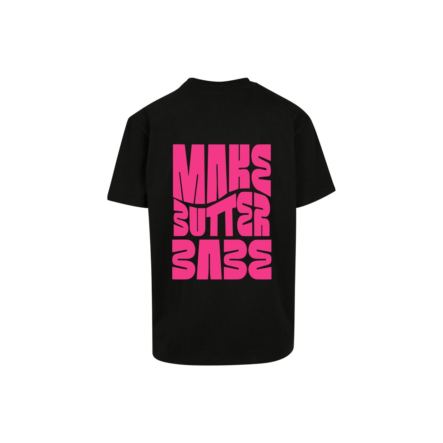 Oversized Make Butter Babe Shirt Schwarz