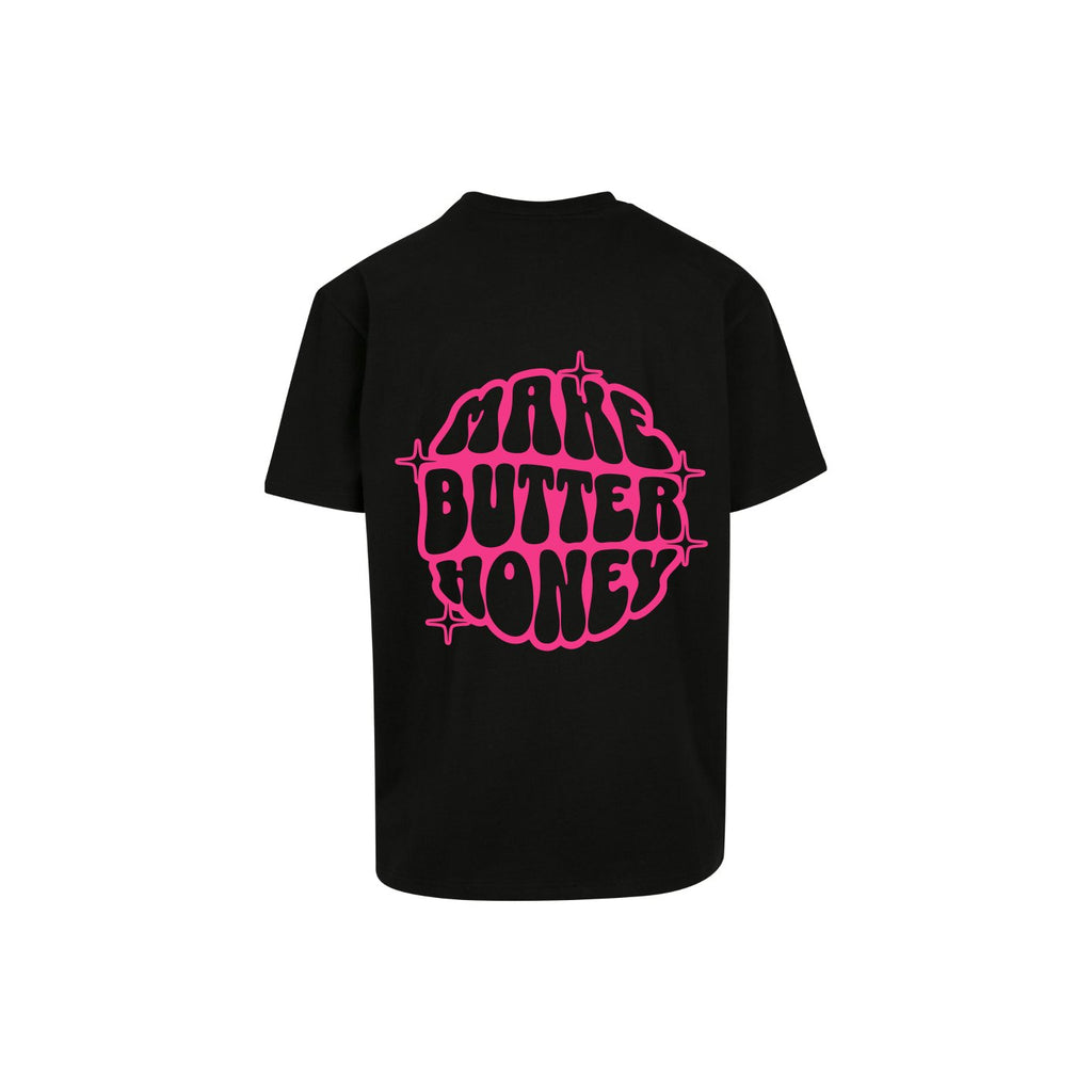 Oversized Make Butter Honey Shirt Schwarz