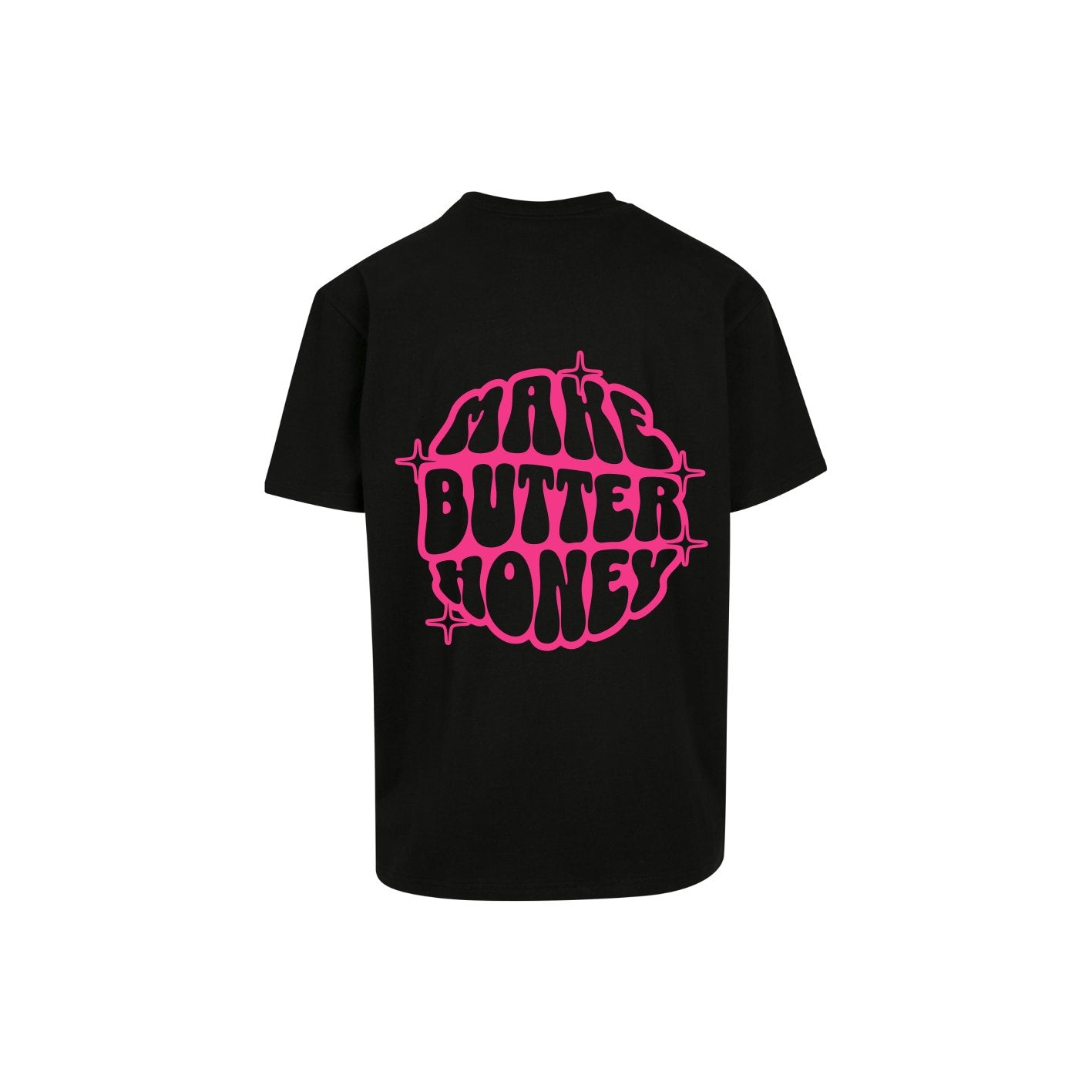 Oversized Make Butter Honey Shirt Schwarz