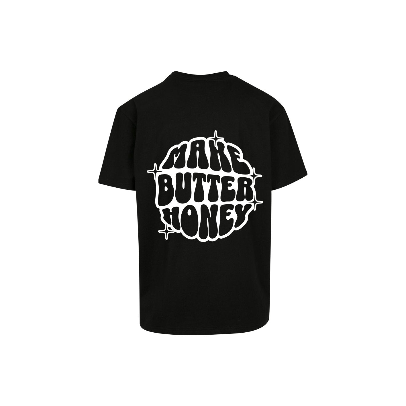 Oversized Make Butter Honey Shirt Schwarz