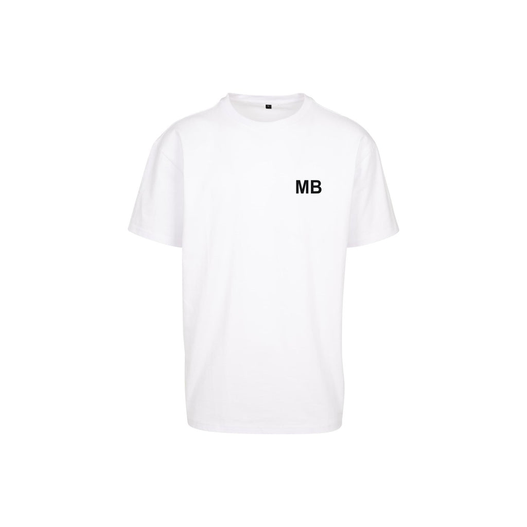 Oversized Butterfly Shirt Weiss / Schwarz